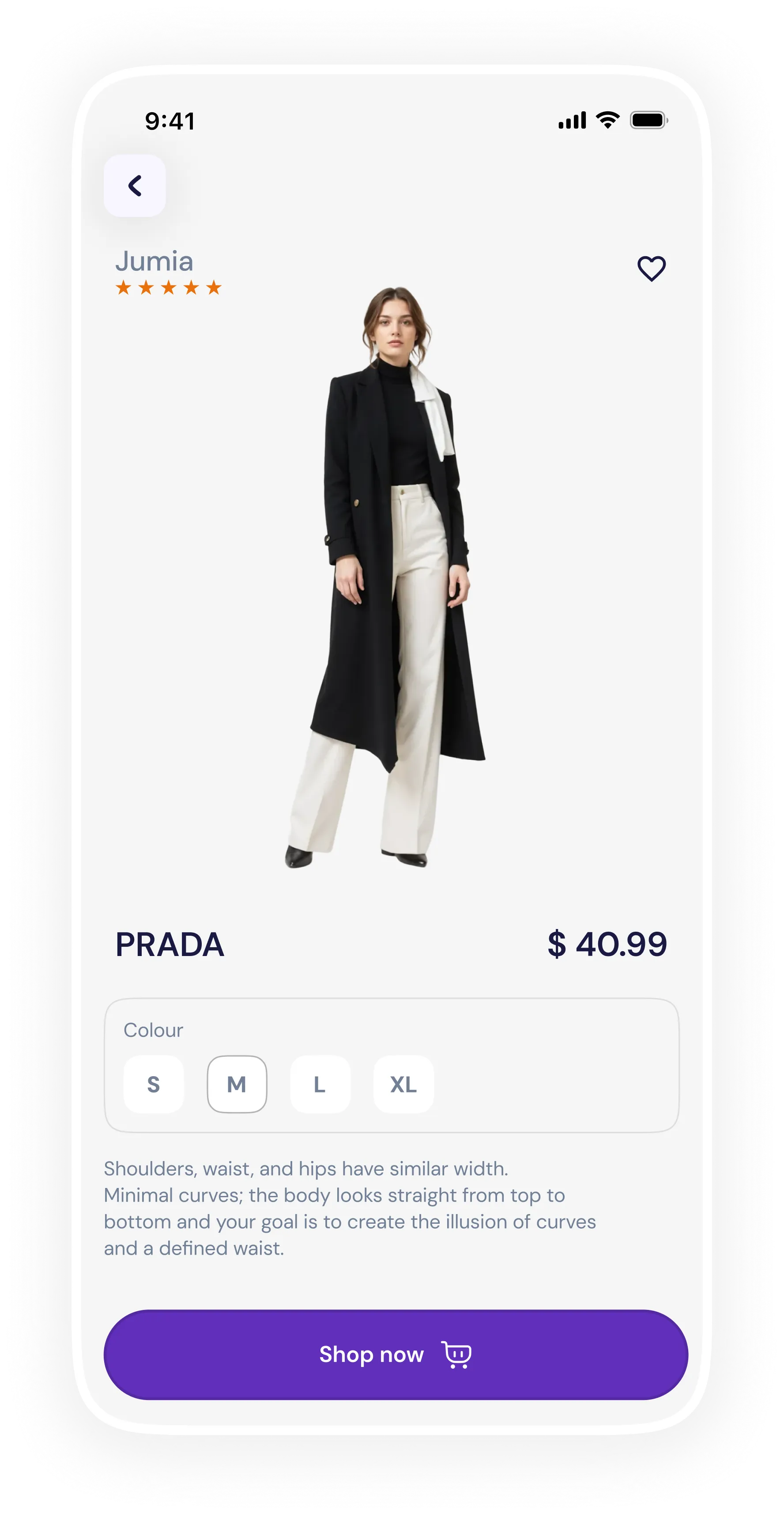 AI-curated outfit