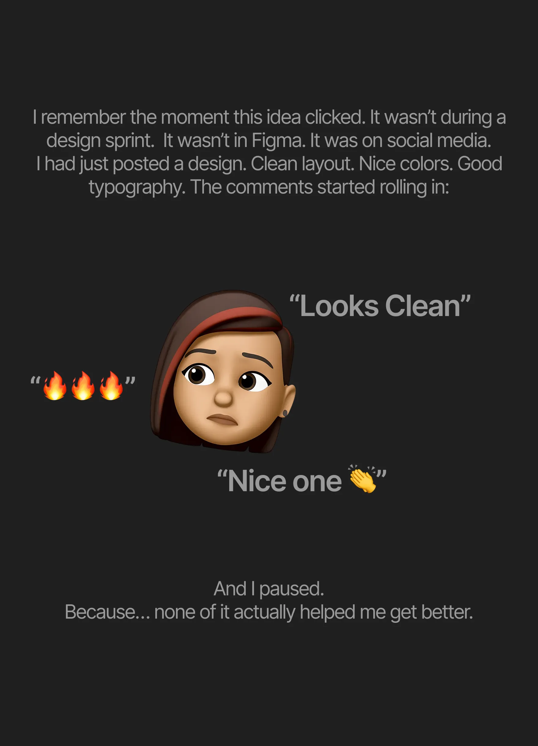 Looks clean section